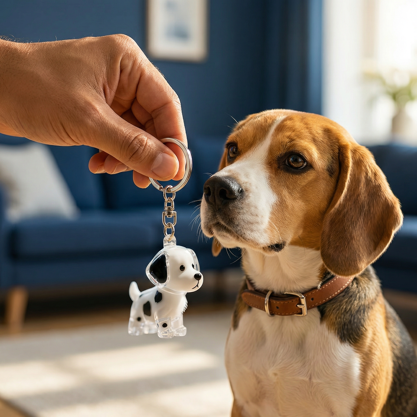 Memorial Fur Pendant in Dog Shape