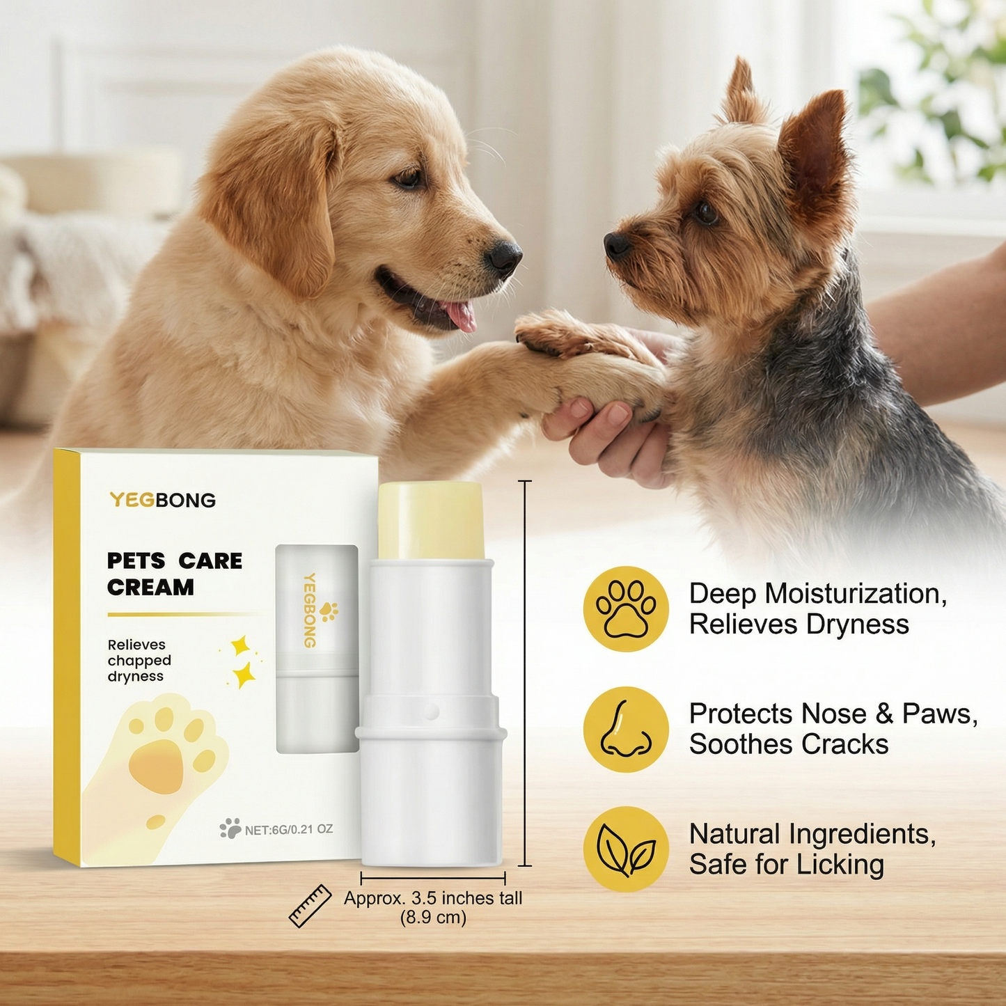 Caring and Protective Balm Stick for Paws and Nose