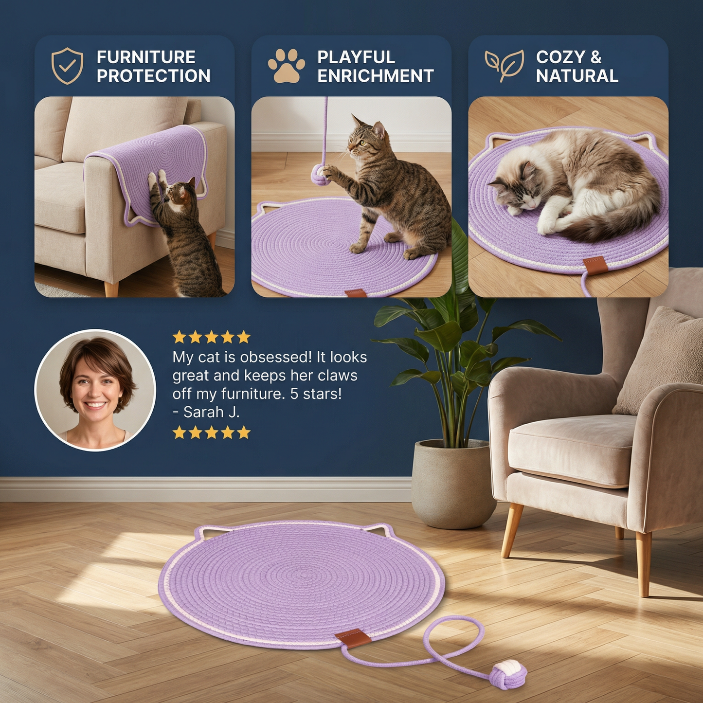 Premium Cat Scratching Mat