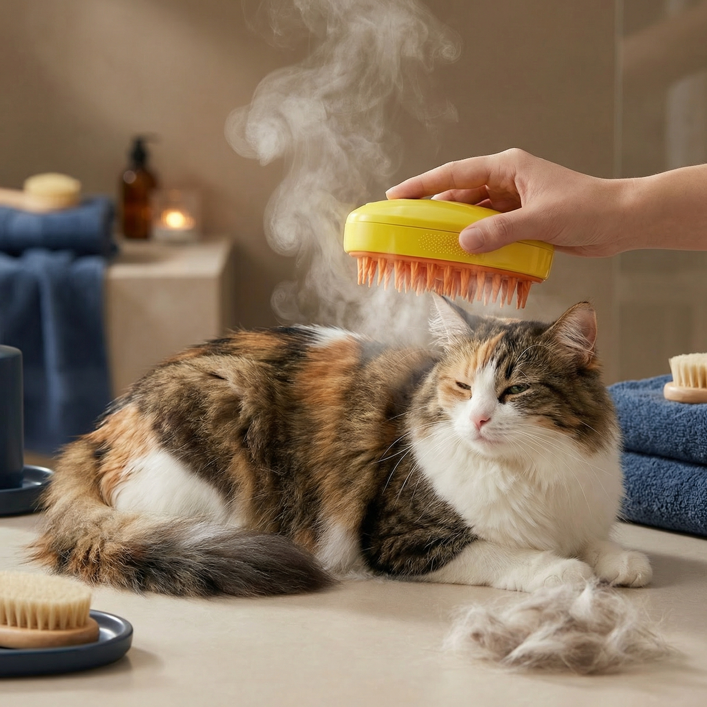 Steam Brush for Pets