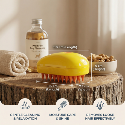 Steam Brush for Dogs