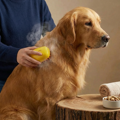 Steam Brush for Dogs