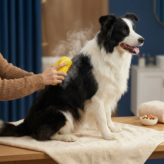 Steam Brush for Dogs