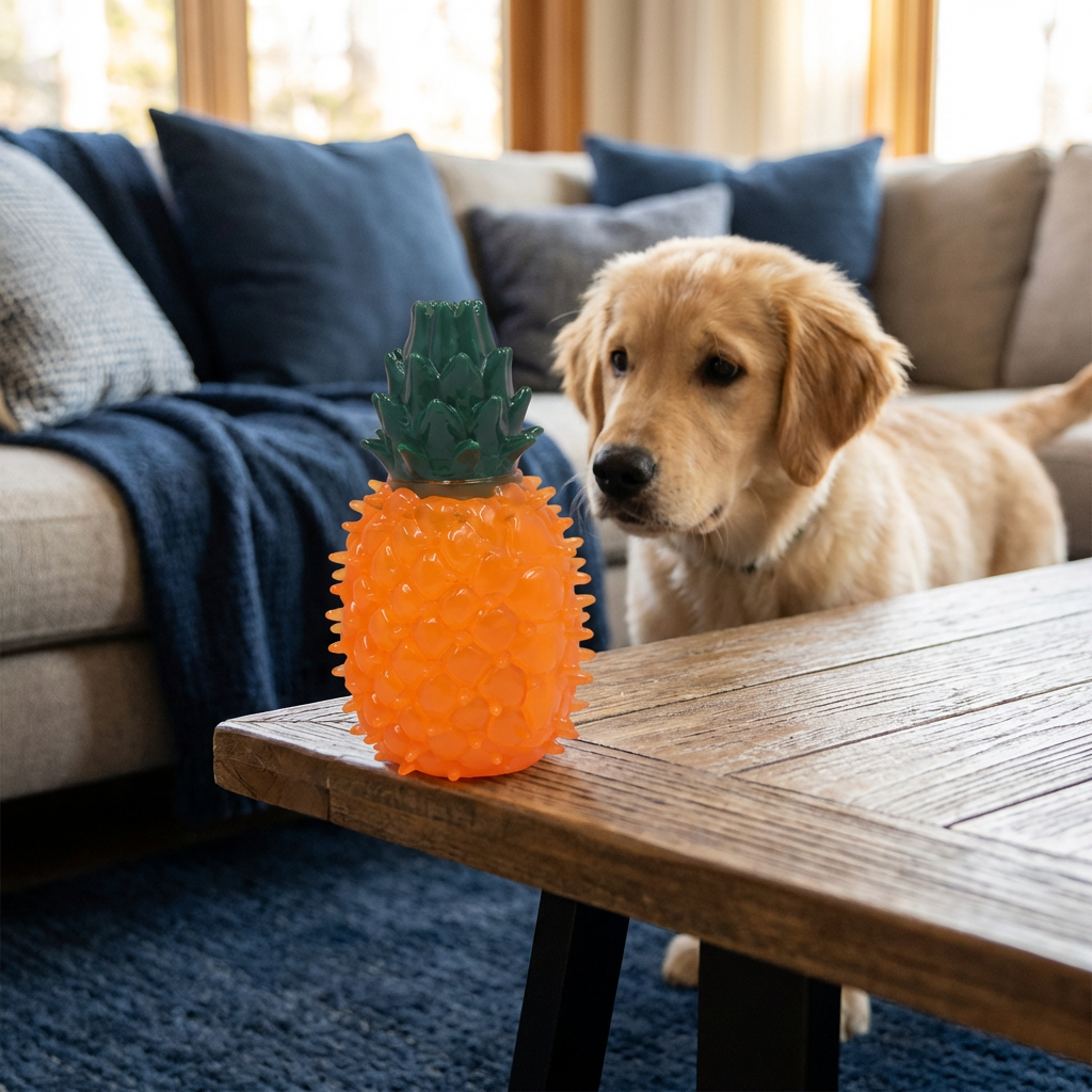 Cooling Dog Chew Toy in Fruit Design