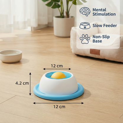 Interactive Treat Toy Plate – Slow Feeder for Cats