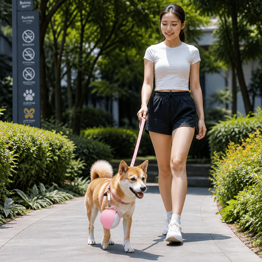 Sphere 2-in-1 Dog Water Bottle with Silicone Bowl – Leakproof Travel Bottle