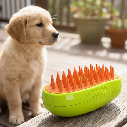 Steam Brush for Dogs