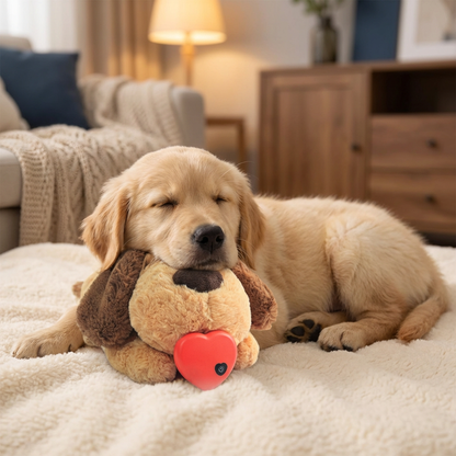 Calming Heartbeat Plush Toy for Pets – Anxiety Reducing & Stress Relieving