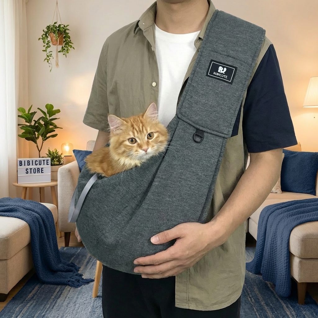 Portable Dog Shoulder Backpack – Breathable, Water-Resistant & Safe