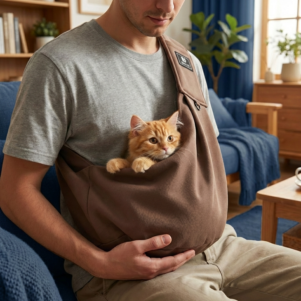 Portable Dog Shoulder Backpack – Breathable, Water-Resistant & Safe