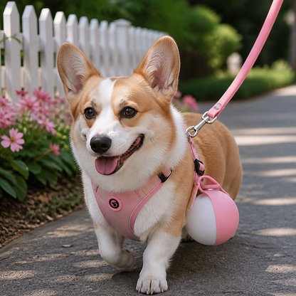 Sphere 2-in-1 Dog Water Bottle with Silicone Bowl – Leakproof Travel Bottle