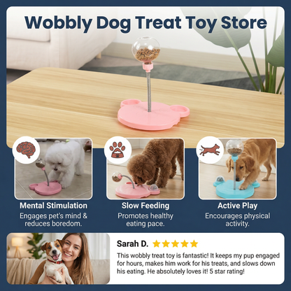 Wobbly Dog Treat Toy