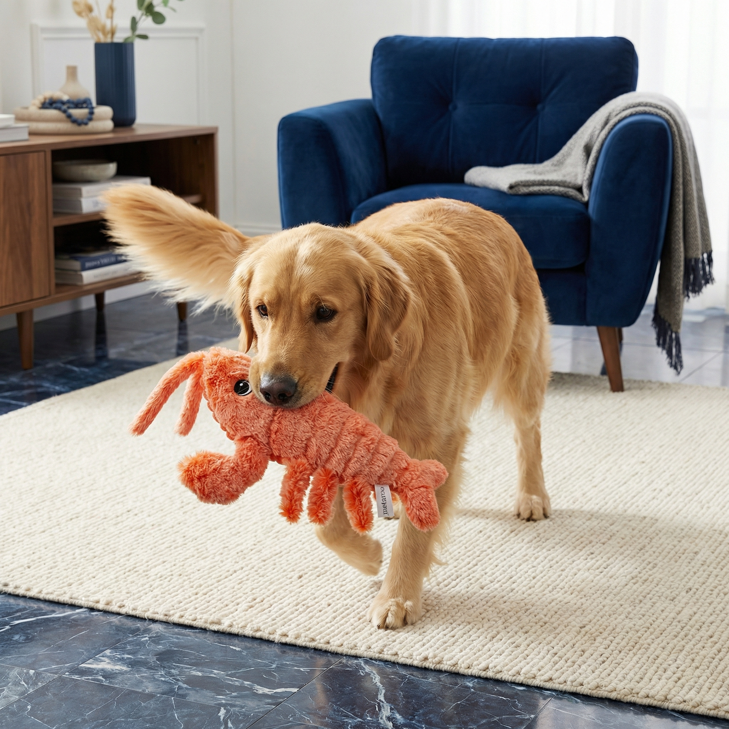 Wobbling Lobster – Interactive Dog Toy