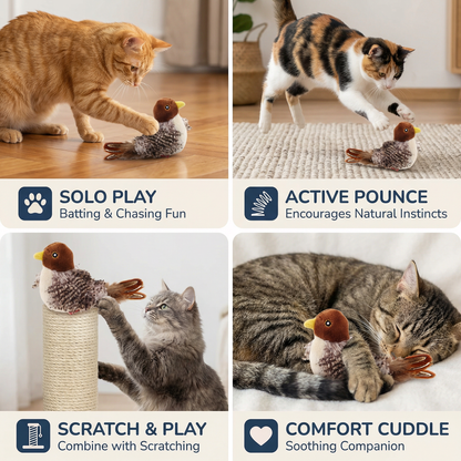 Chirping Bird Toy for Cats