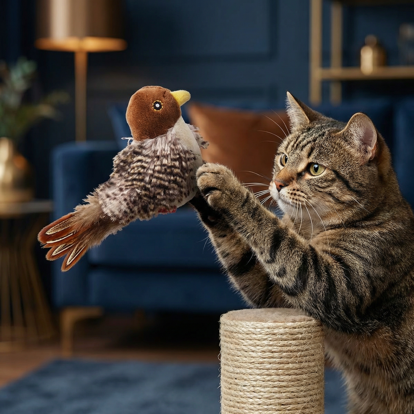 Chirping Bird Toy for Cats