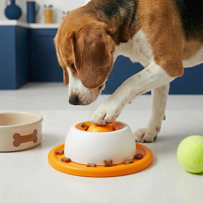 Interactive Treat Toy Plate – Slow Feeder for Dogs