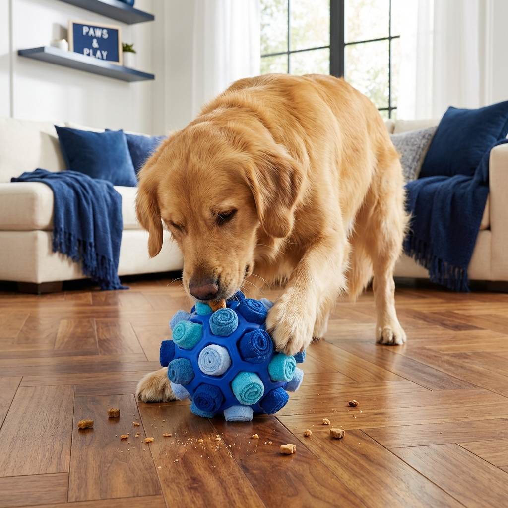 Snuffle Ball – Interactive Treat Toy