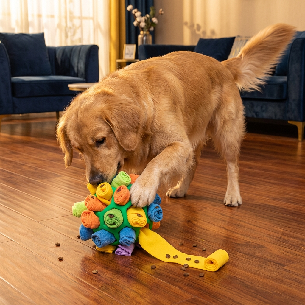 Snuffle Ball – Interactive Treat Toy