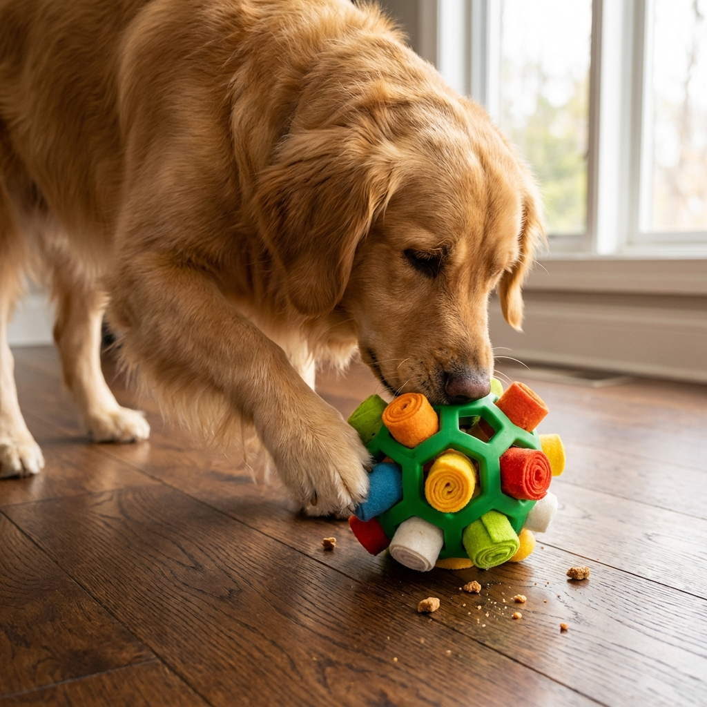 Snuffle Ball – Interactive Treat Toy