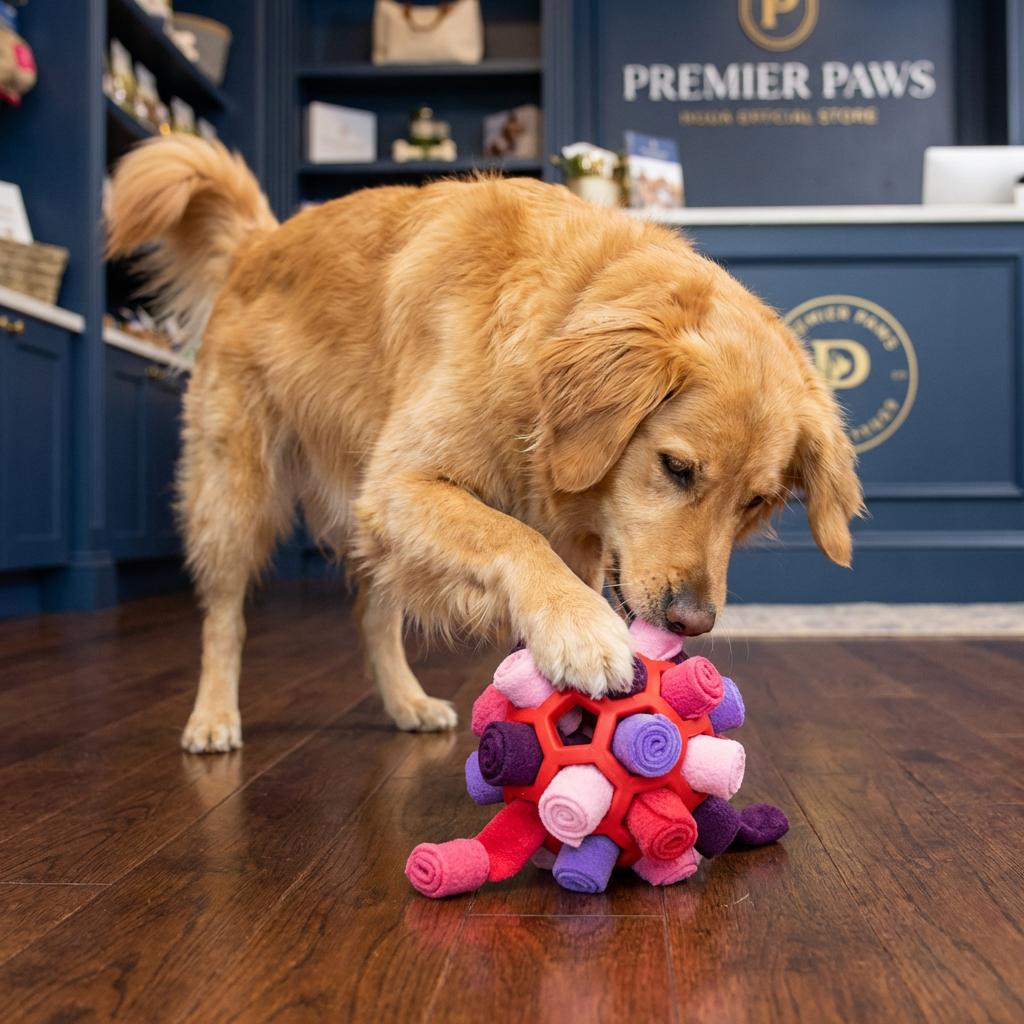 Snuffle Ball – Interactive Treat Toy