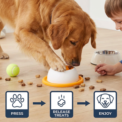 Interactive Treat Toy Plate – Slow Feeder for Dogs