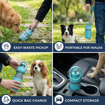 Practical Poop Grabber with Poop Bag – Portable Outdoor Set