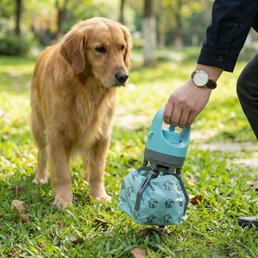 Practical Poop Grabber with Poop Bag – Portable Outdoor Set