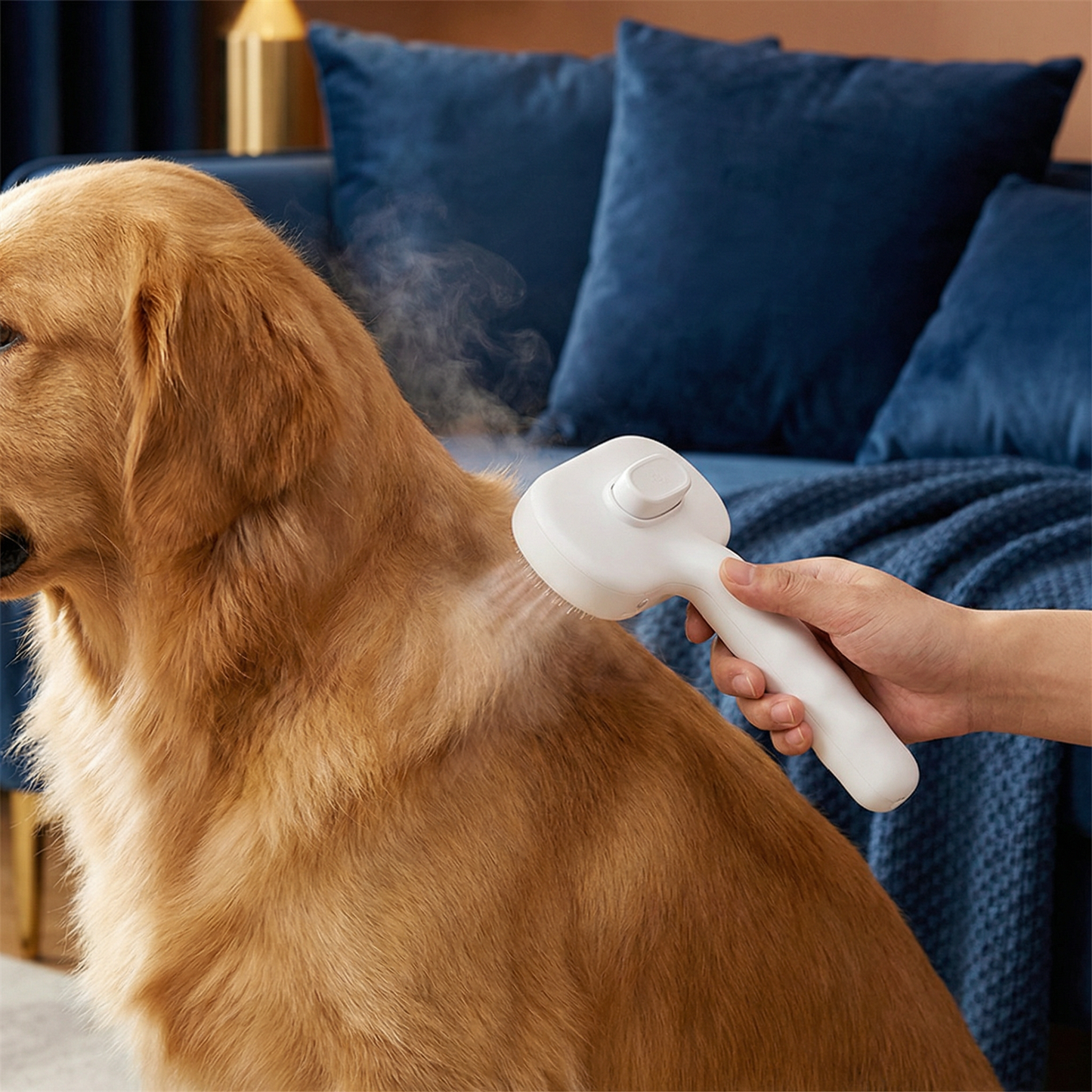Premium Pet Brush With Steam Function
