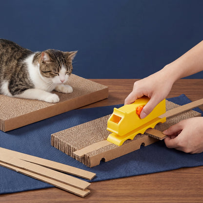 Cat Cardboard Scratching Pad Kit to Build Yourself