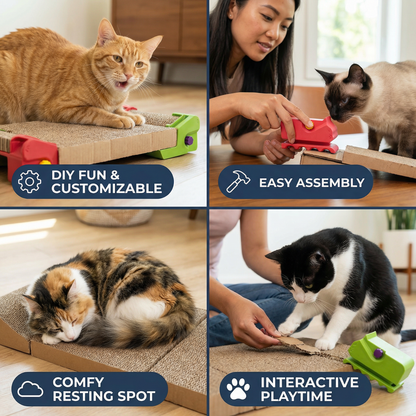 Cat Cardboard Scratching Pad Kit to Build Yourself