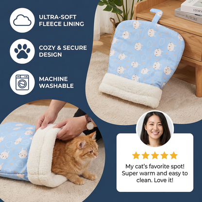Cozy Cat Sleeping Bag Cuddle Bed