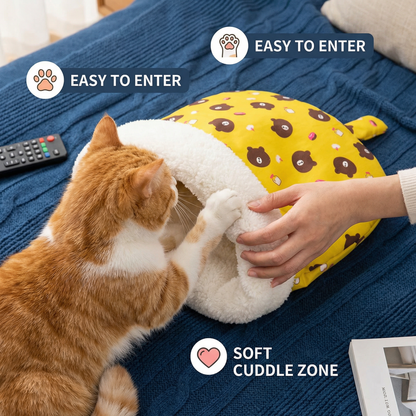 Cozy Cat Sleeping Bag Cuddle Bed