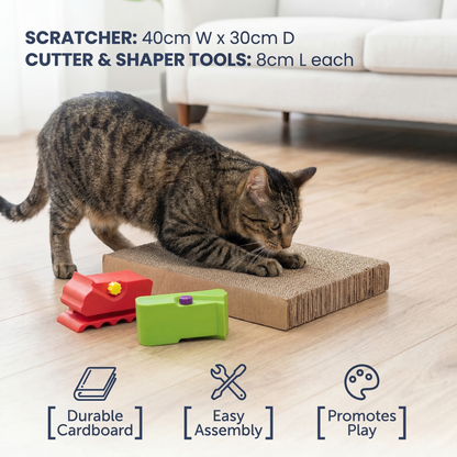Cat Cardboard Scratching Pad Kit to Build Yourself