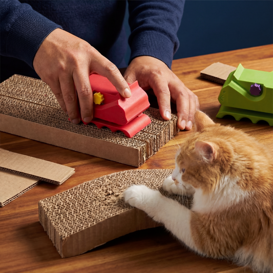 Cat Cardboard Scratching Pad Kit to Build Yourself