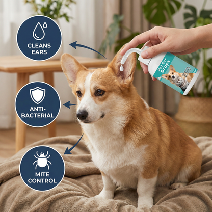 Natural Ear Cleaning Solution for Dogs
