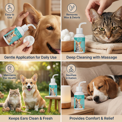 Natural Ear Cleaning Solution for Dogs
