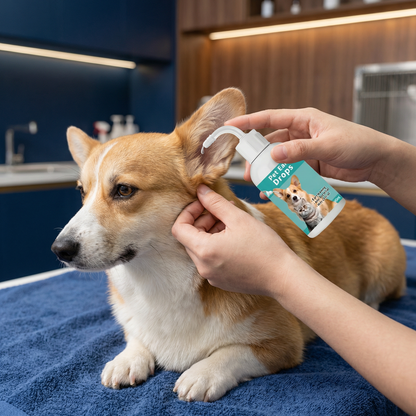 Natural Ear Cleaning Solution for Dogs