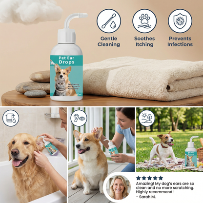 Natural Ear Cleaning Solution for Dogs