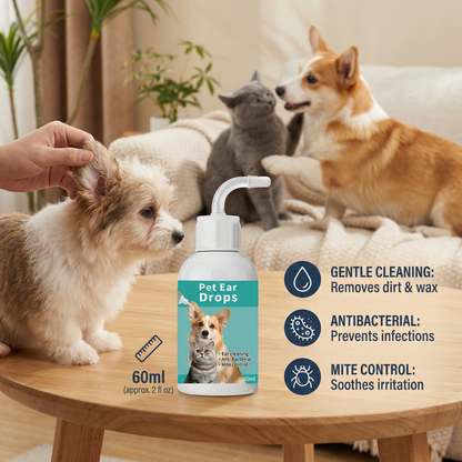 Natural Ear Cleaning Solution for Dogs