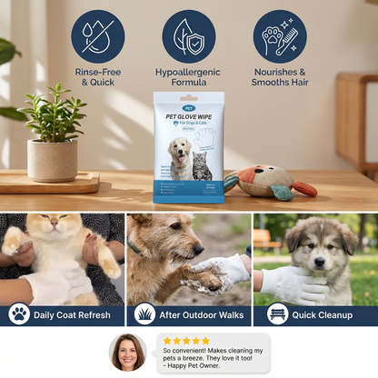 Glove Cleaning Wipes for Pets
