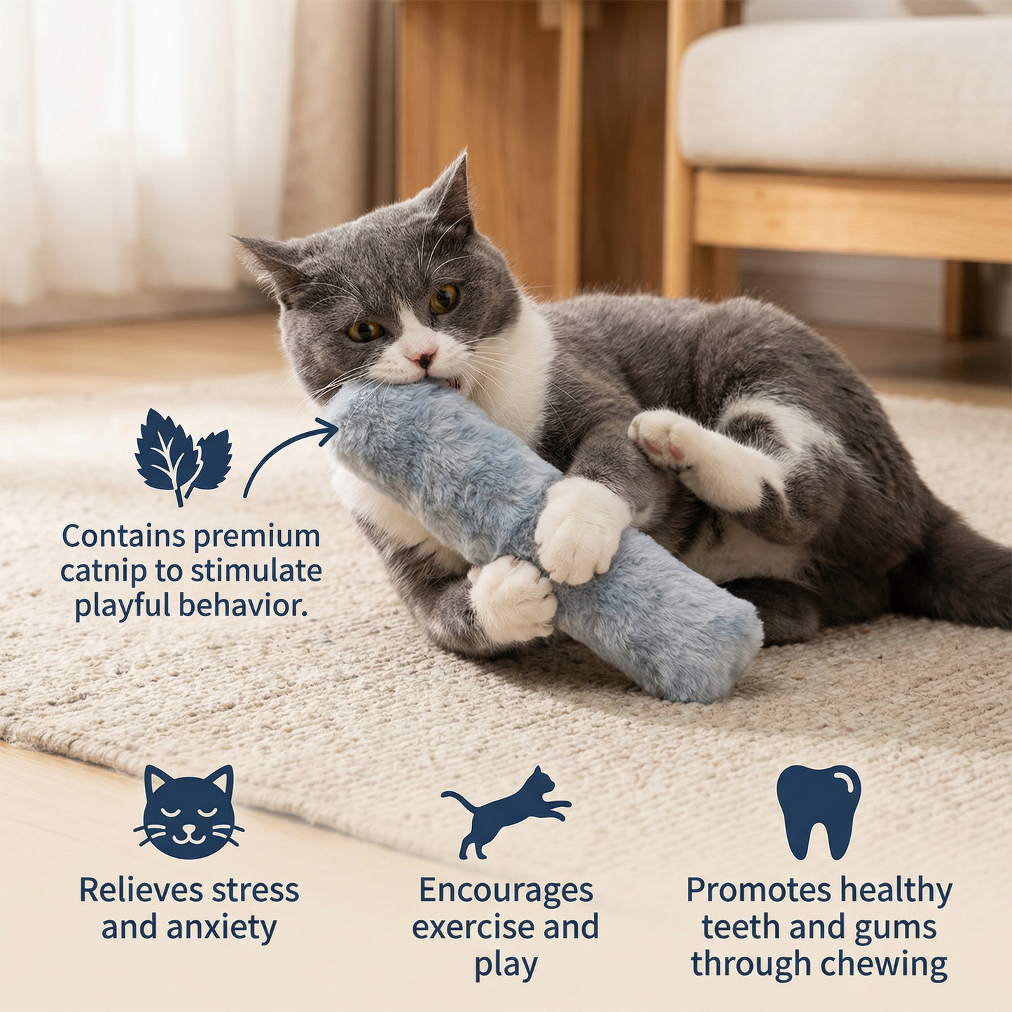Catnip Cushion Toy