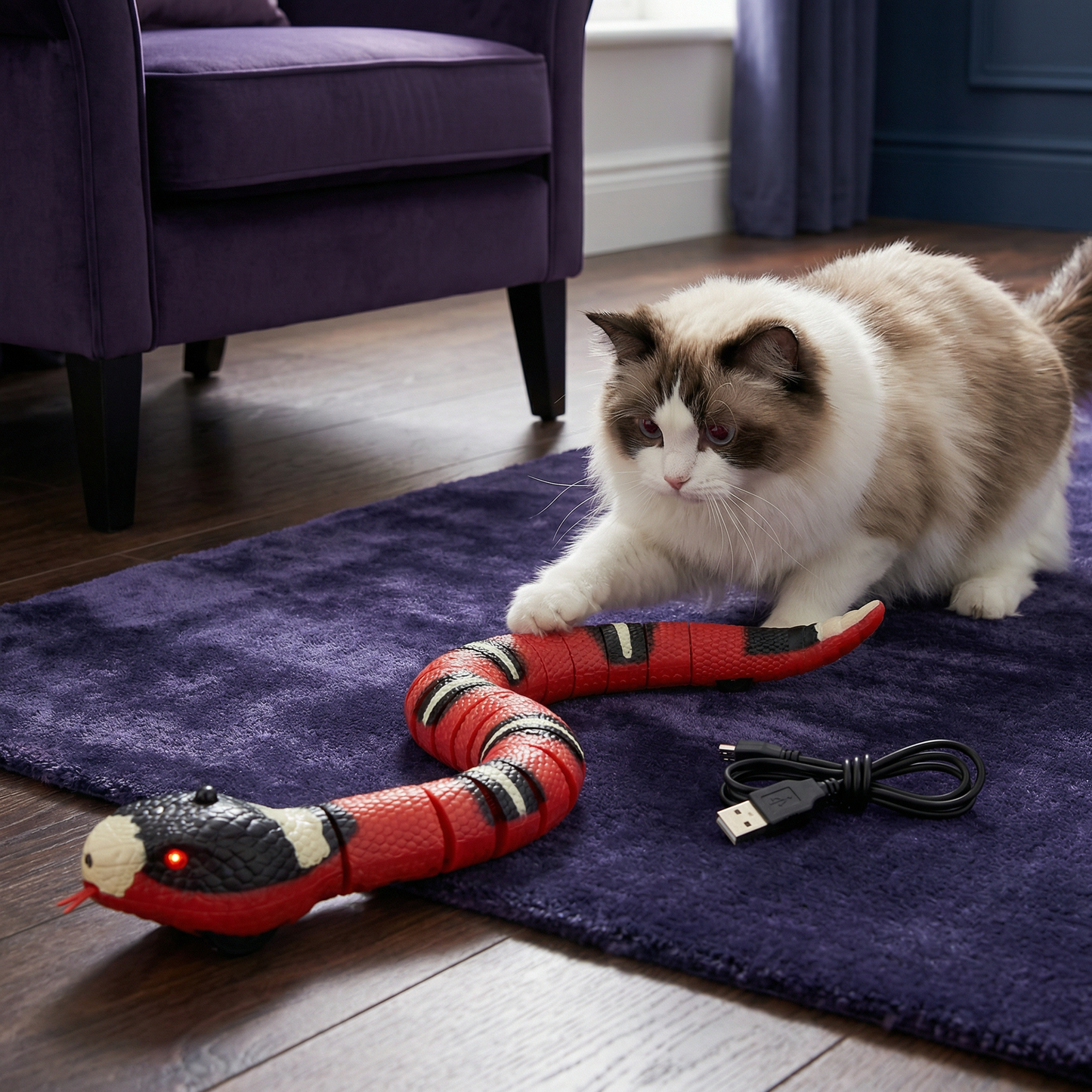 Snakey – Interactive Cat Toy