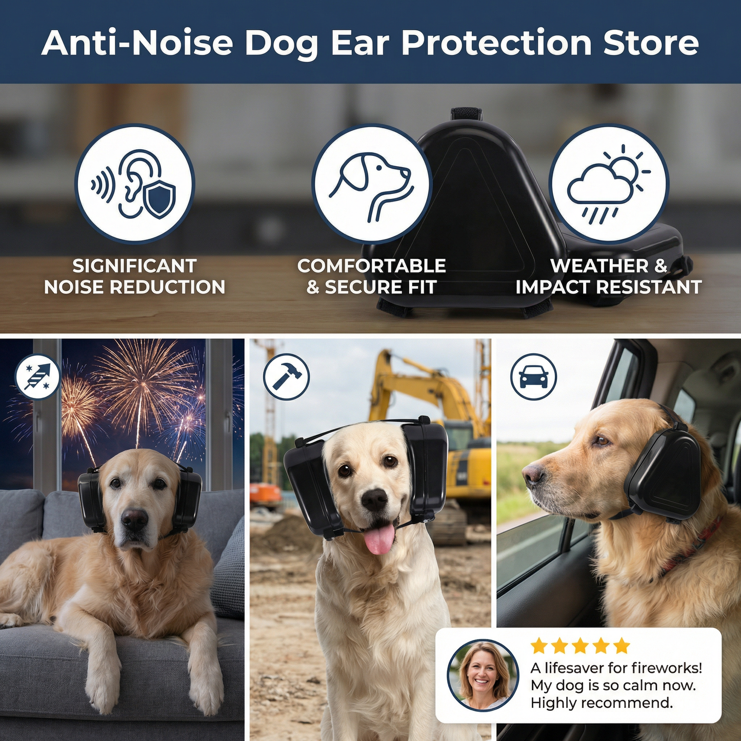 Anti-Noise Dog Ear Protection