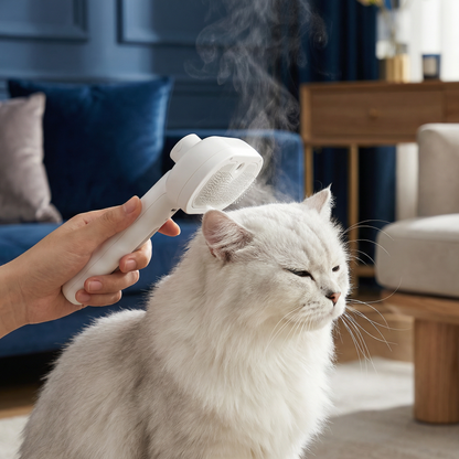 Premium Cat Steamer Brush