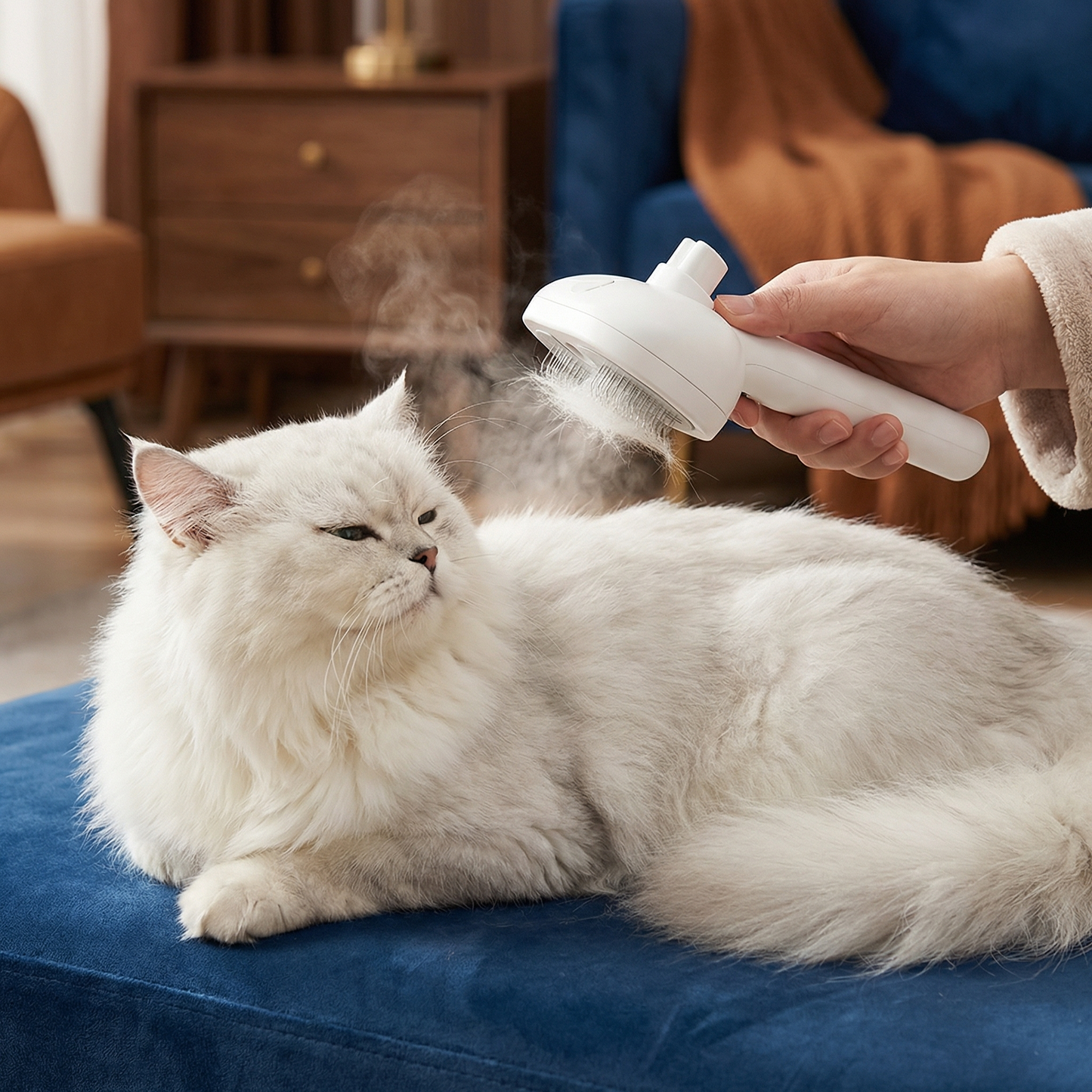 Premium Cat Steamer Brush