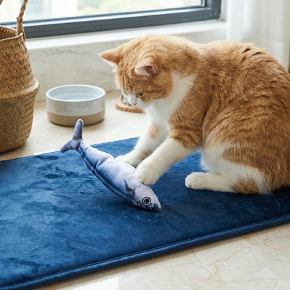 Interactive Wobbly Fish Cat Toy