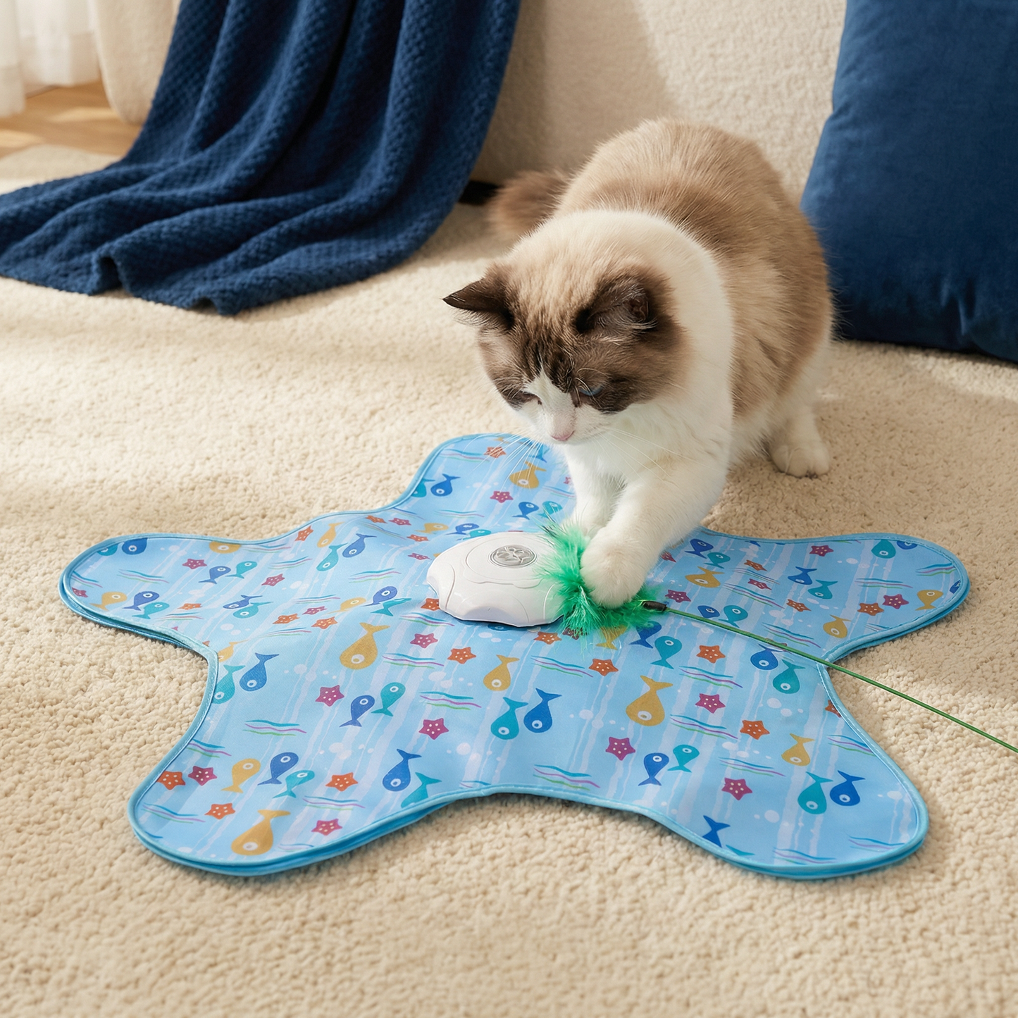 HuntingFun Pro – Automatic Teaser Toy for Active House Cats