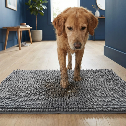 Dog Dirt-Trapping Mat – Absorbent, Non-Slip & Washable