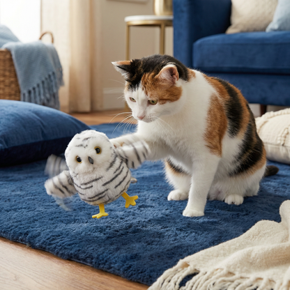 Flapping and Chirping Bird Cat Toy