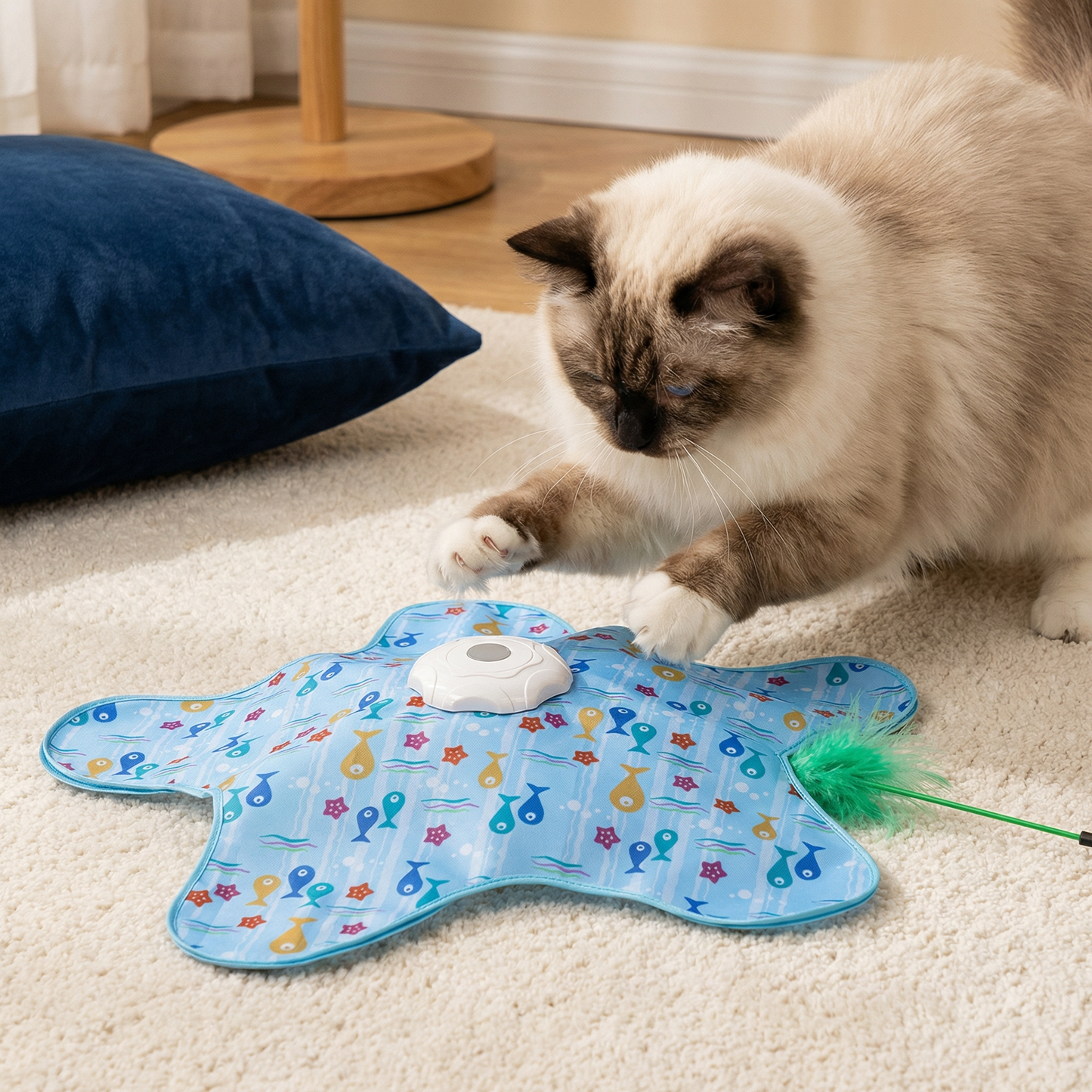HuntingFun Pro – Automatic Teaser Toy for Active House Cats